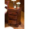 La Roque Mahogany Furniture 4 Drawer Lit Bateau Bedside Table IMR10A